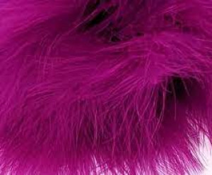 A. Jensen Blood Quill Marabou - magenta